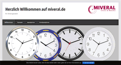 Desktop Screenshot of miveral.de