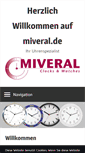 Mobile Screenshot of miveral.de